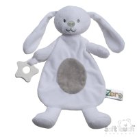 EBC62-W: White Eco Bunny Comforter Teether